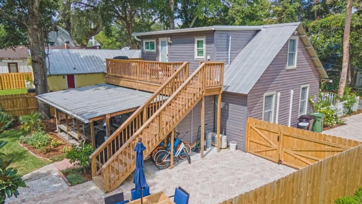 The Lincolnville Loft Sunny Patio With Bbq St. Augustine Exterior photo